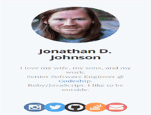 Tablet Screenshot of jondavidjohn.com